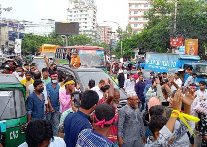 নাসিক মেয়র প্রার্থী বাবুকে জয় বাংলা নাগরিক কমিটির অভ্যর্থনা