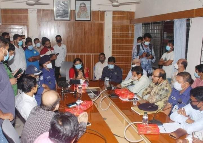 আসন্ন দুর্গাপূজা উপলক্ষে সদর উপজেলায় প্রস্তুতিমূলক সভা