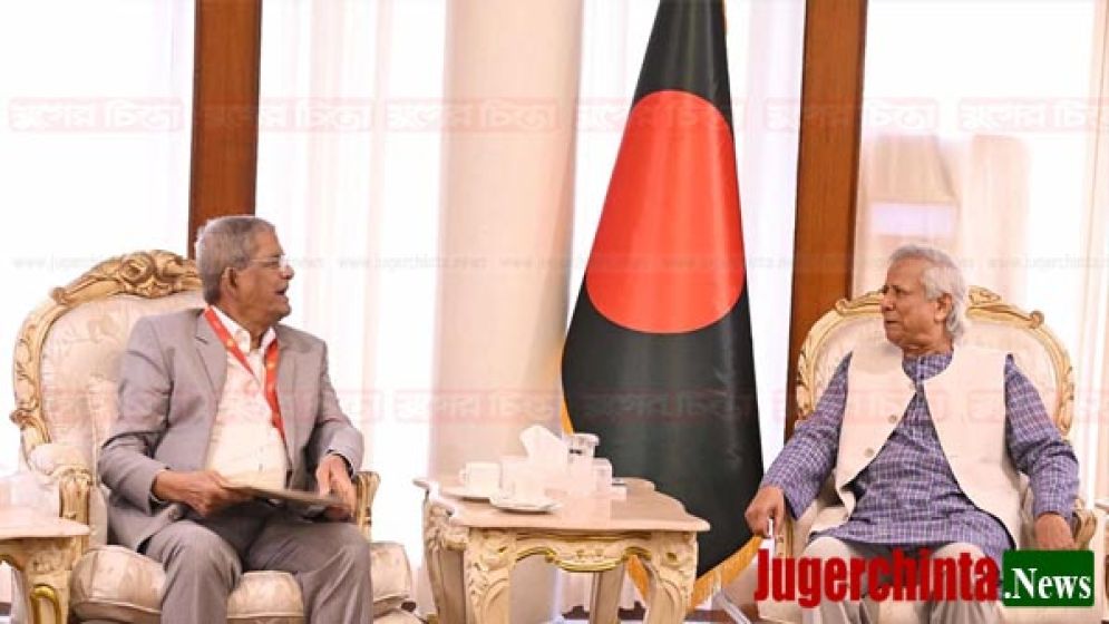 প্রধান উপদেষ্টার সঙ্গে বৈঠকে বিএনপি