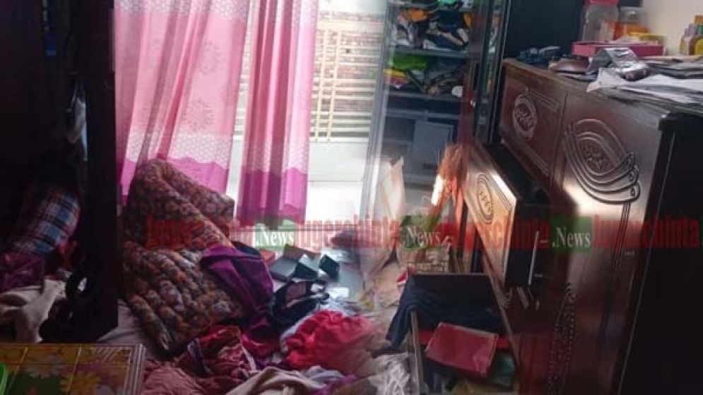 স্বামী-স্ত্রীসহ সন্তানদের হাত-পা বেঁধে কোটি টাকার মালামাল লুট